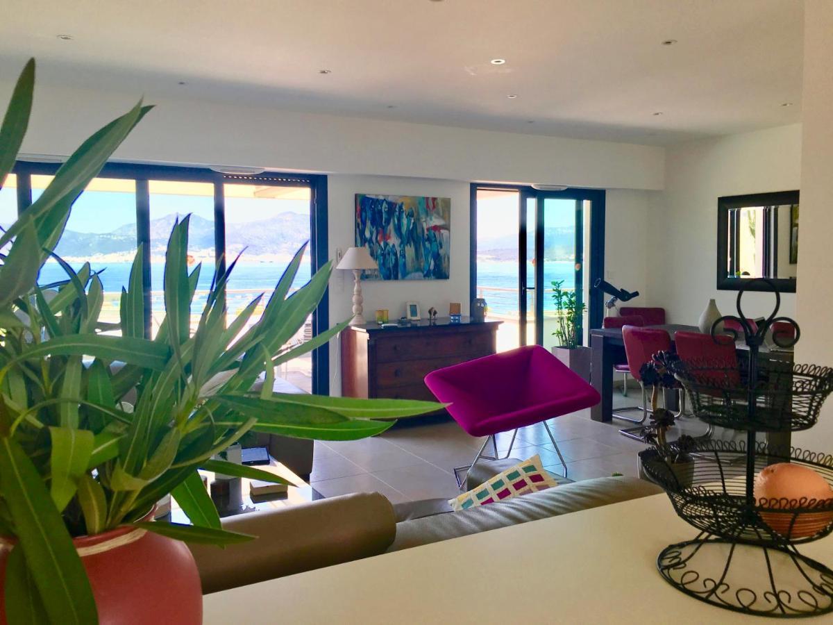 Vue Magnifique Sur Baie Ajaccio Appartement Porticcio  Buitenkant foto