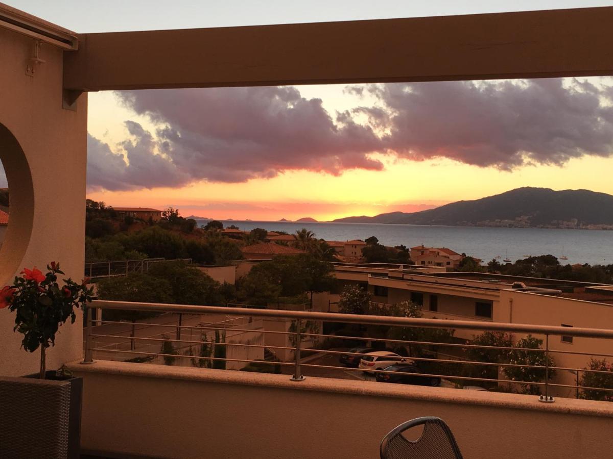 Vue Magnifique Sur Baie Ajaccio Appartement Porticcio  Buitenkant foto