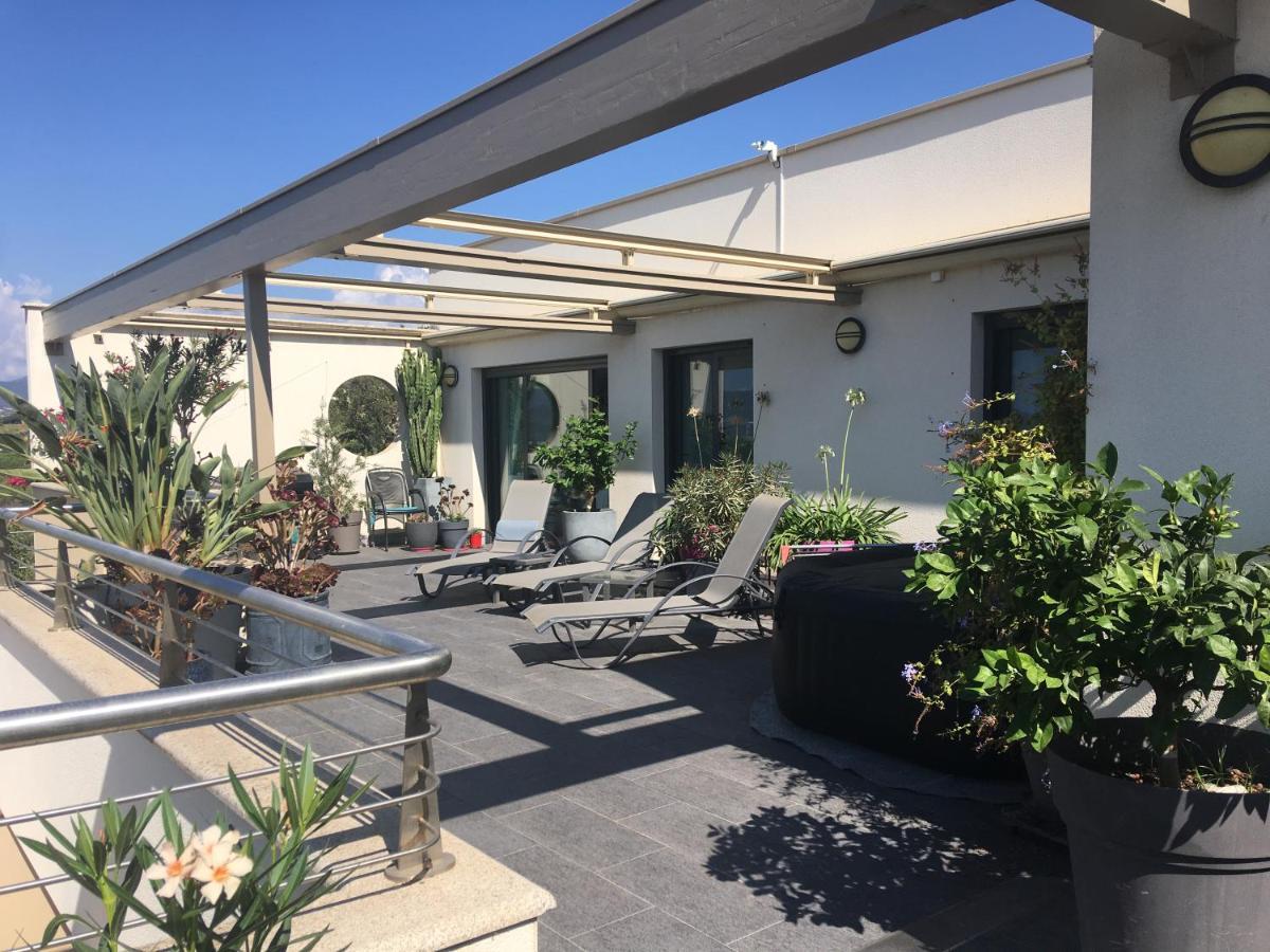 Vue Magnifique Sur Baie Ajaccio Appartement Porticcio  Buitenkant foto