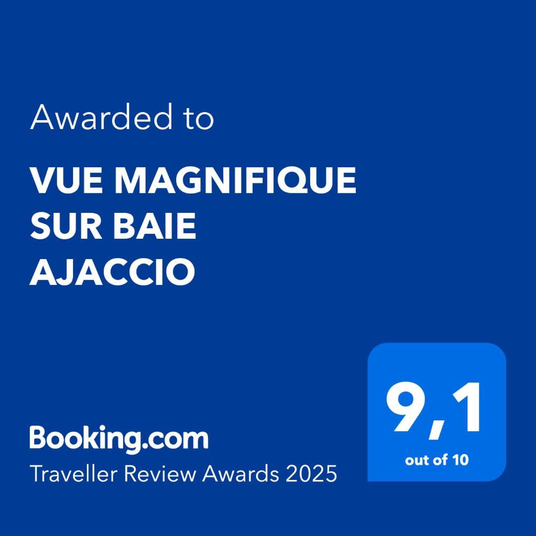 Vue Magnifique Sur Baie Ajaccio Appartement Porticcio  Buitenkant foto